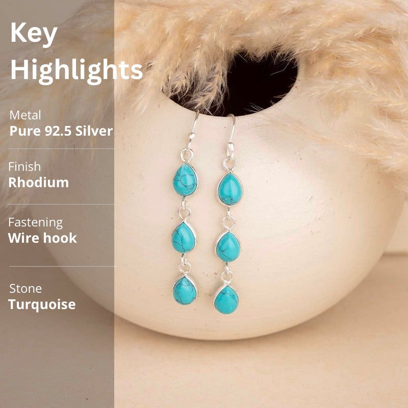 Silver Dangling Earrings