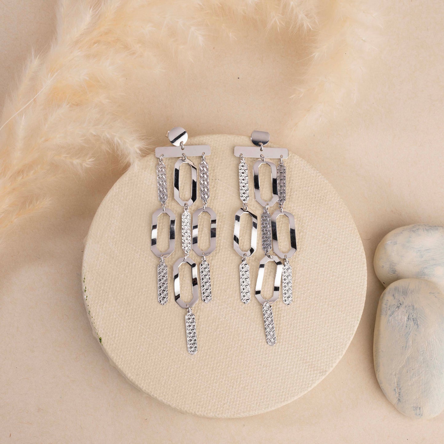 sterling silver aesthetic earrings|925 silver earrings|gift for her