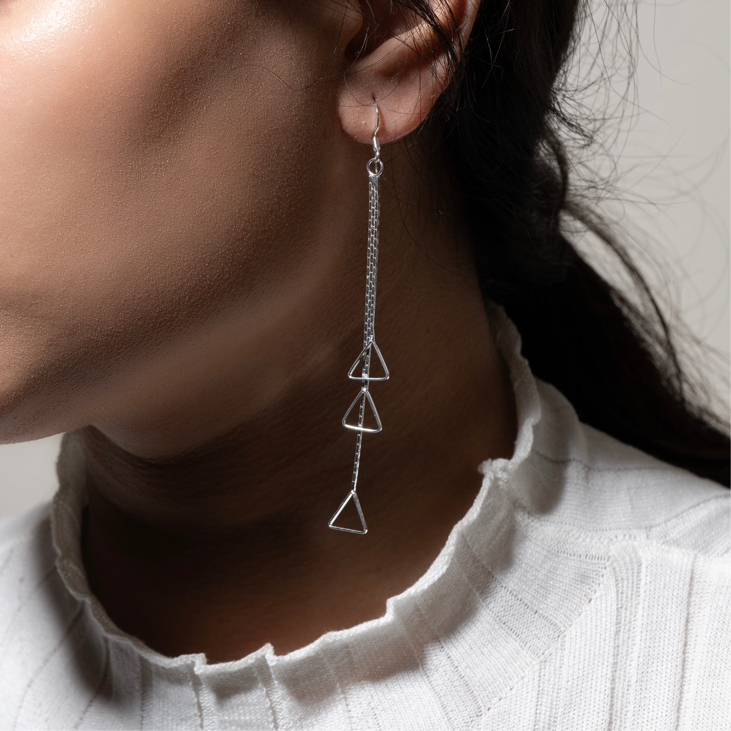 sterling silver aesthetic earrings|925 silver earrings|gift for her