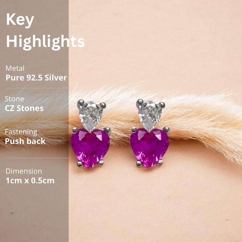 Heart Studs
