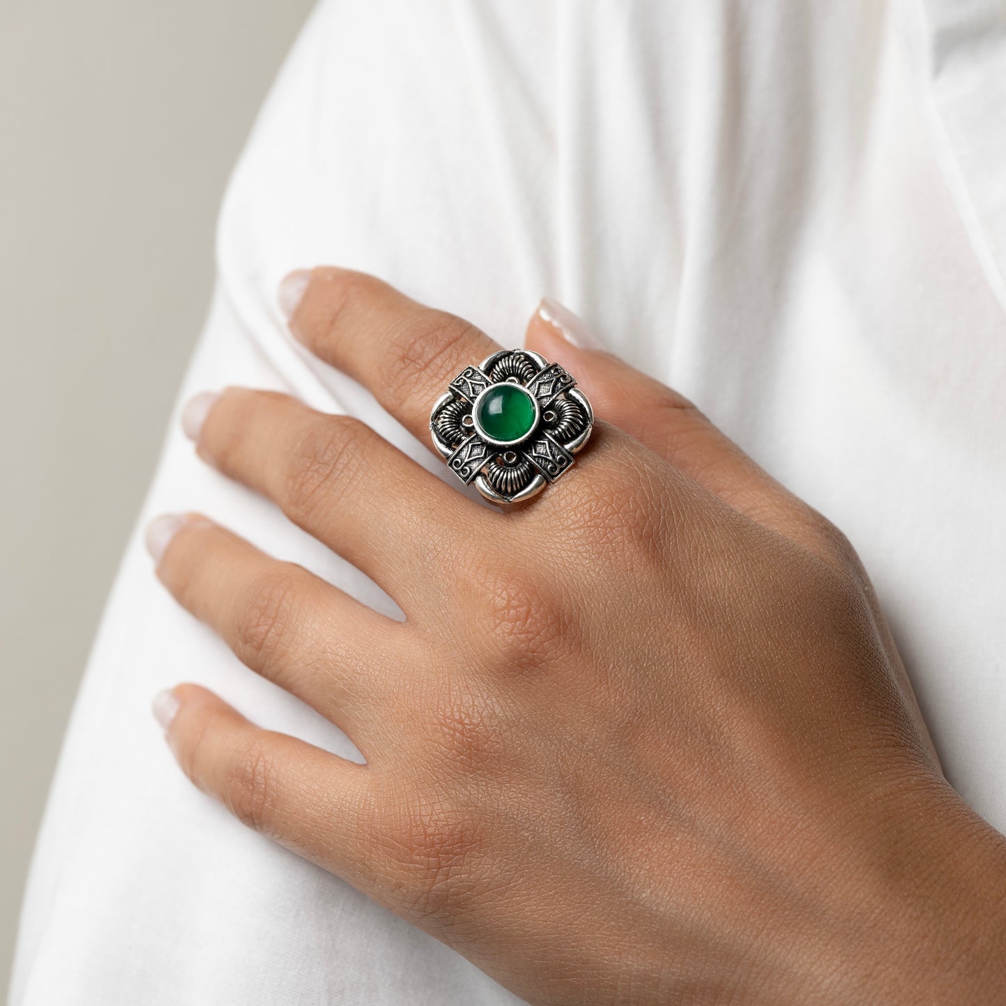 Silver Oxidized Rings
