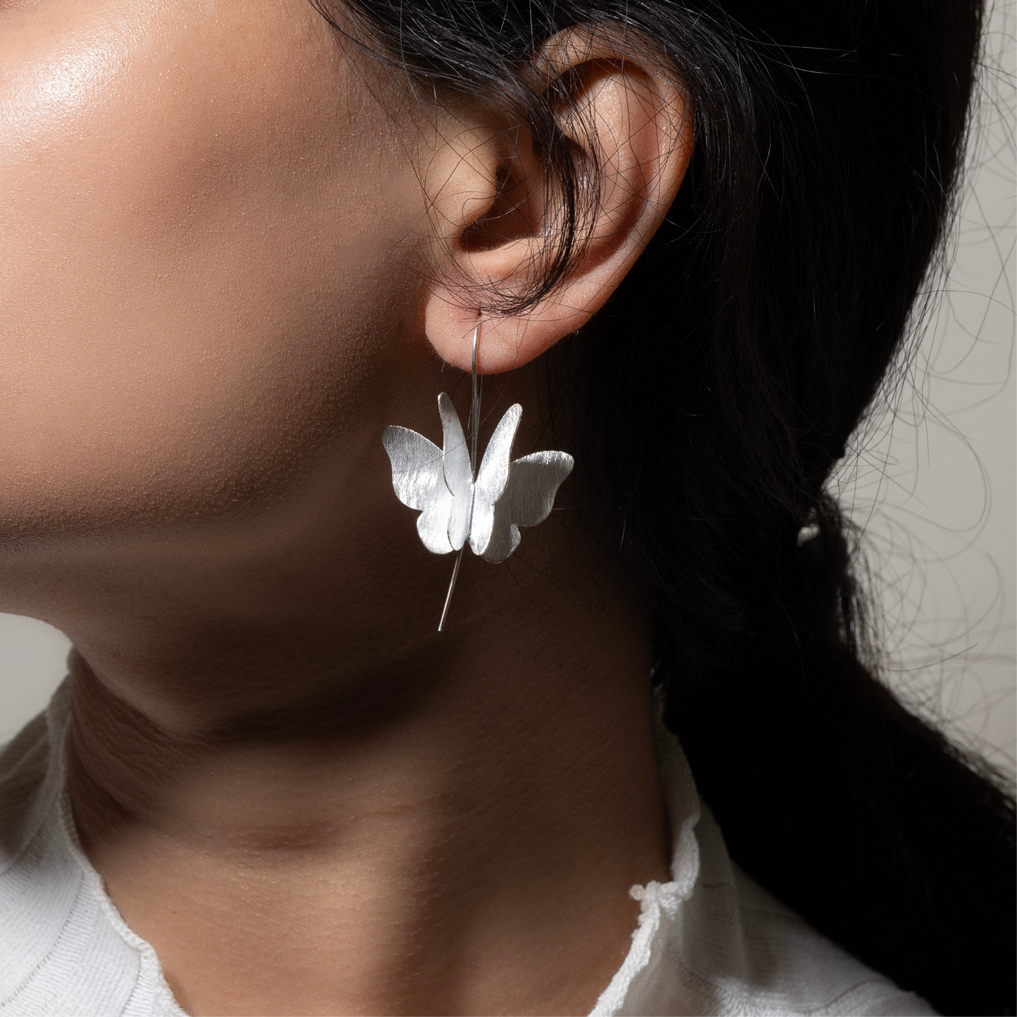 sterling silver aesthetic earrings|925 silver earrings|gift for her