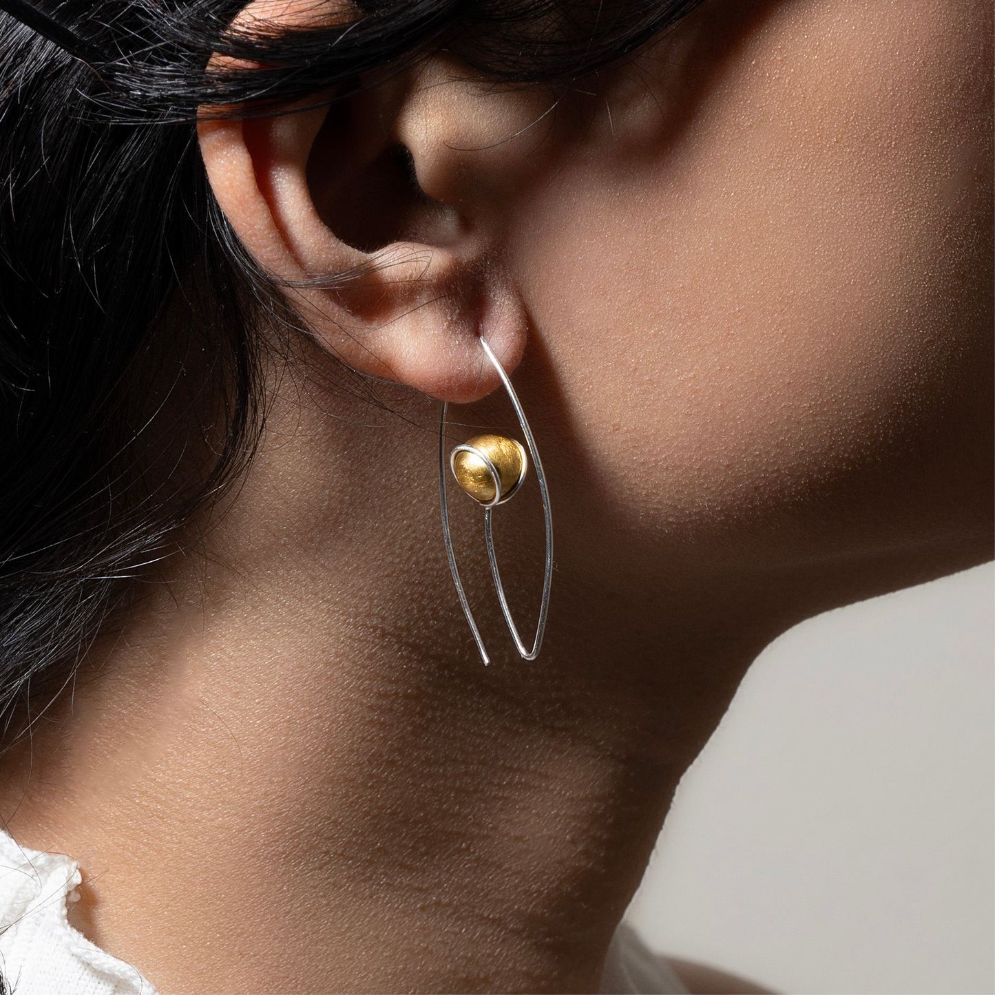 sterling silver aesthetic earrings|925 silver earrings|gift for her