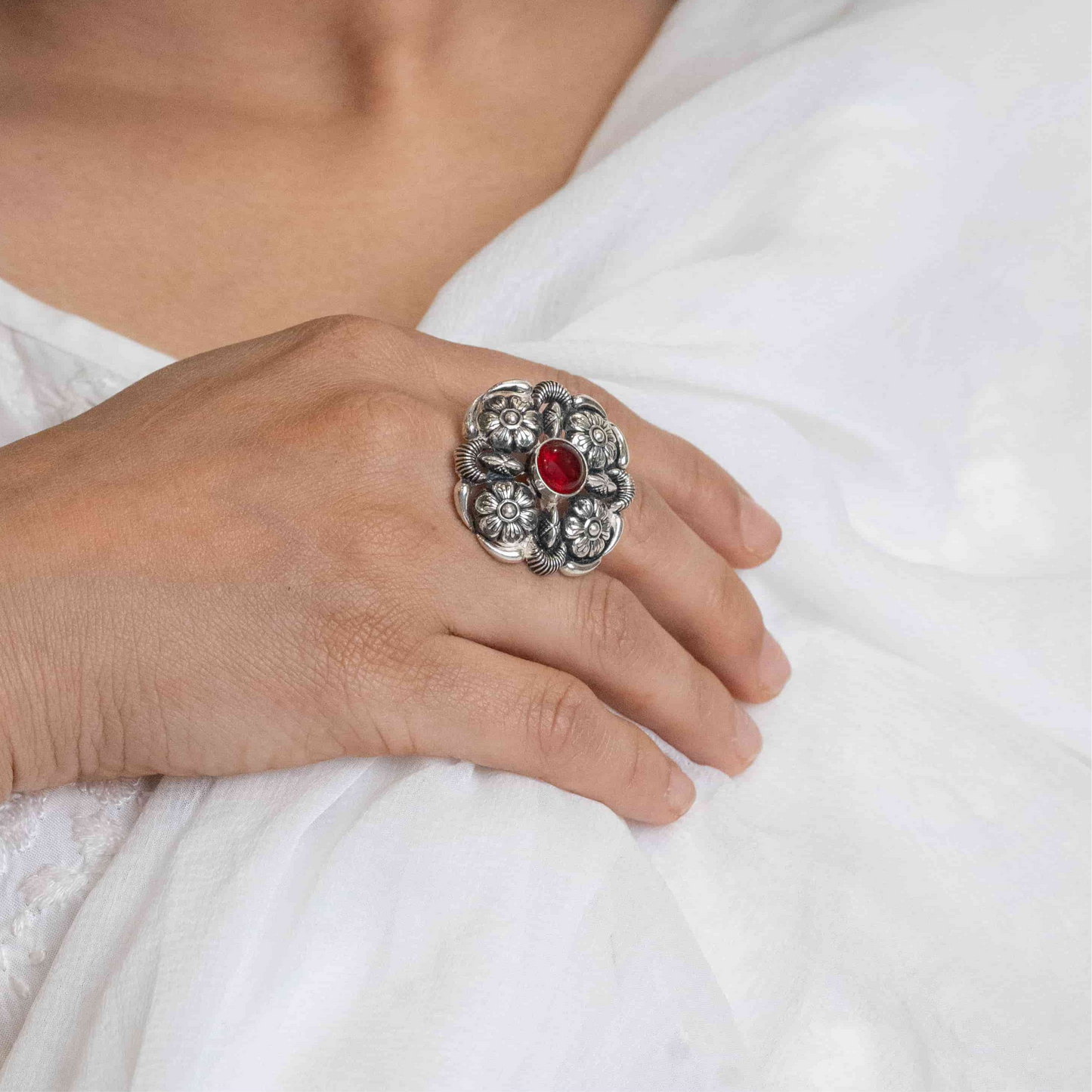 Silver Oxidized Rings