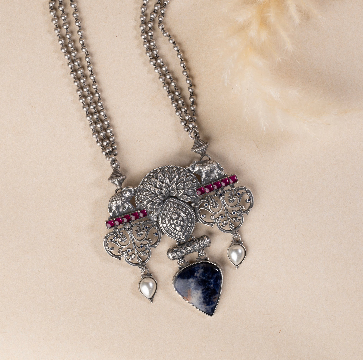 Statement Silver Necklace