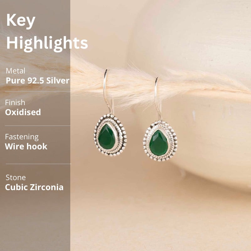 Silver Drop Earrings