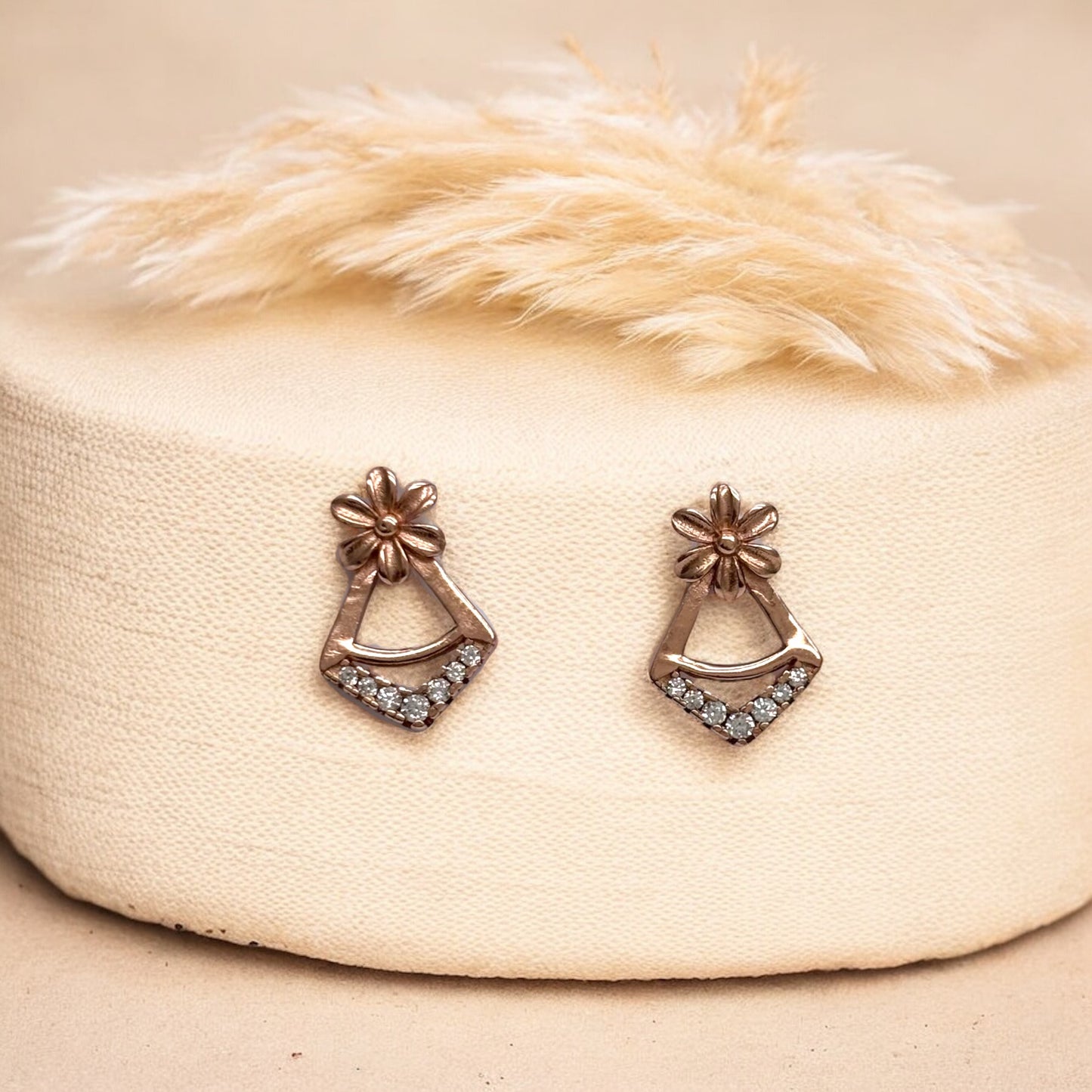 Rose Gold Earrings