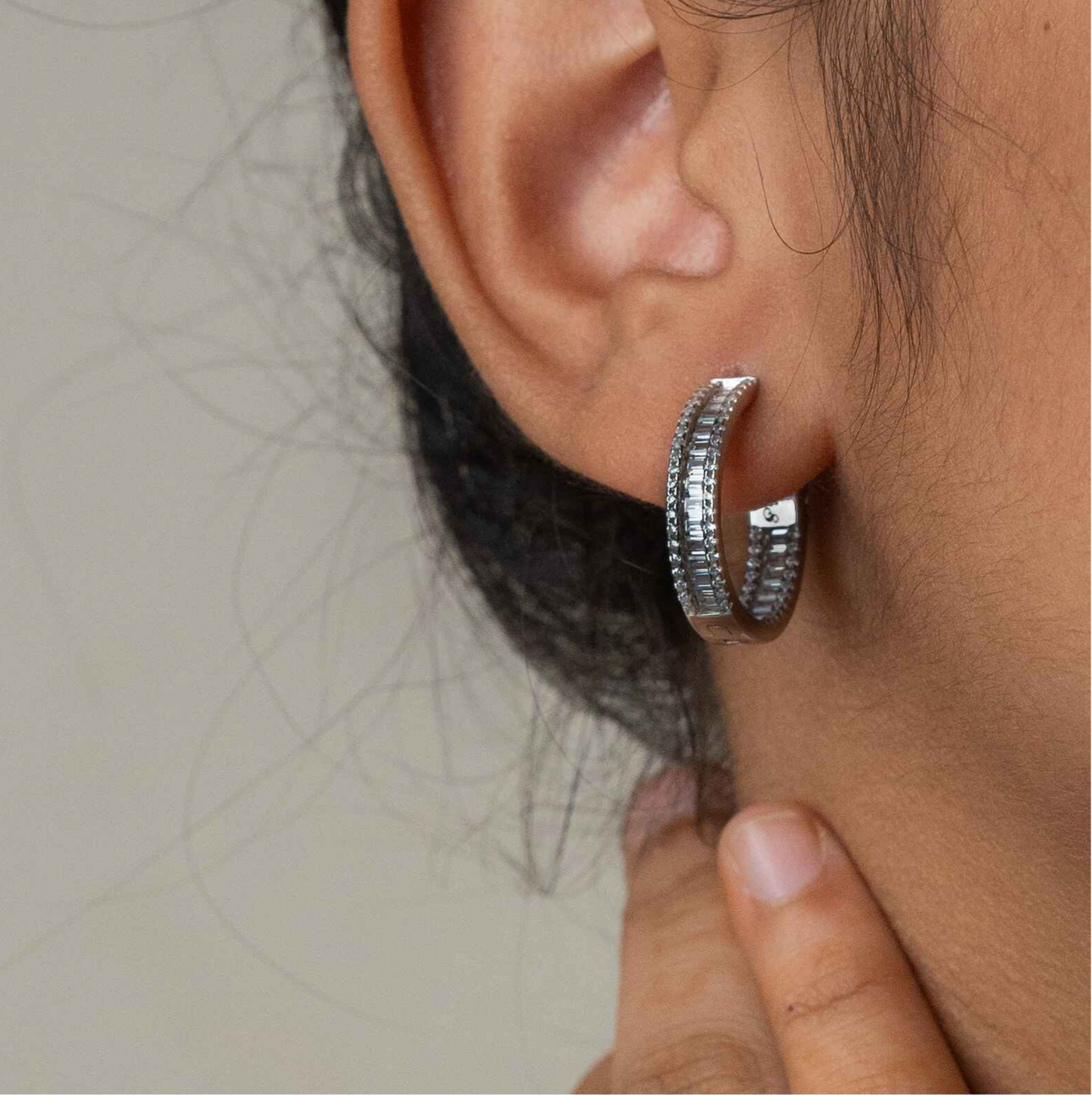 Crystal hoops