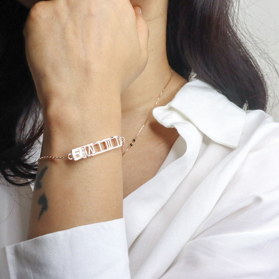 Elegant silver hand cuff or bracelet for women, featuring a sleek and sophisticated design, perfect for adding a touch of refinement to any outfit