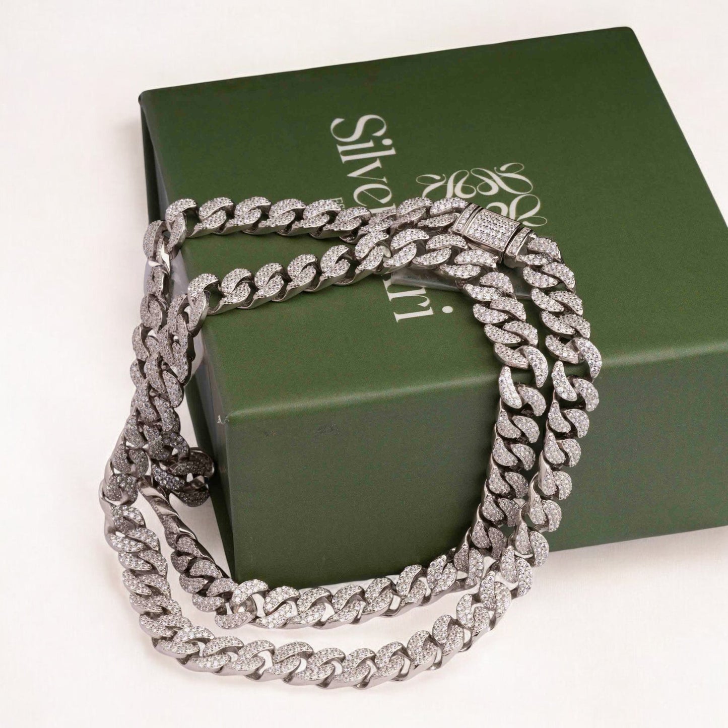Men’s Silver CZ Chain