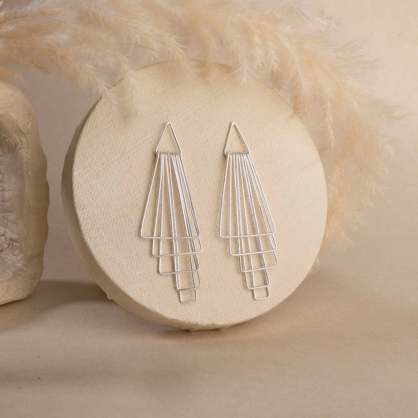 sterling silver aesthetic earrings|925 silver earrings|gift for her