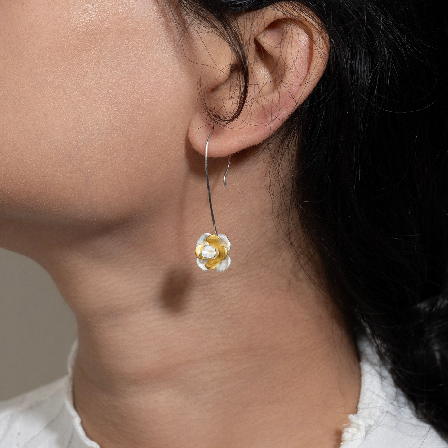 sterling silver aesthetic earrings|925 silver earrings|gift for her