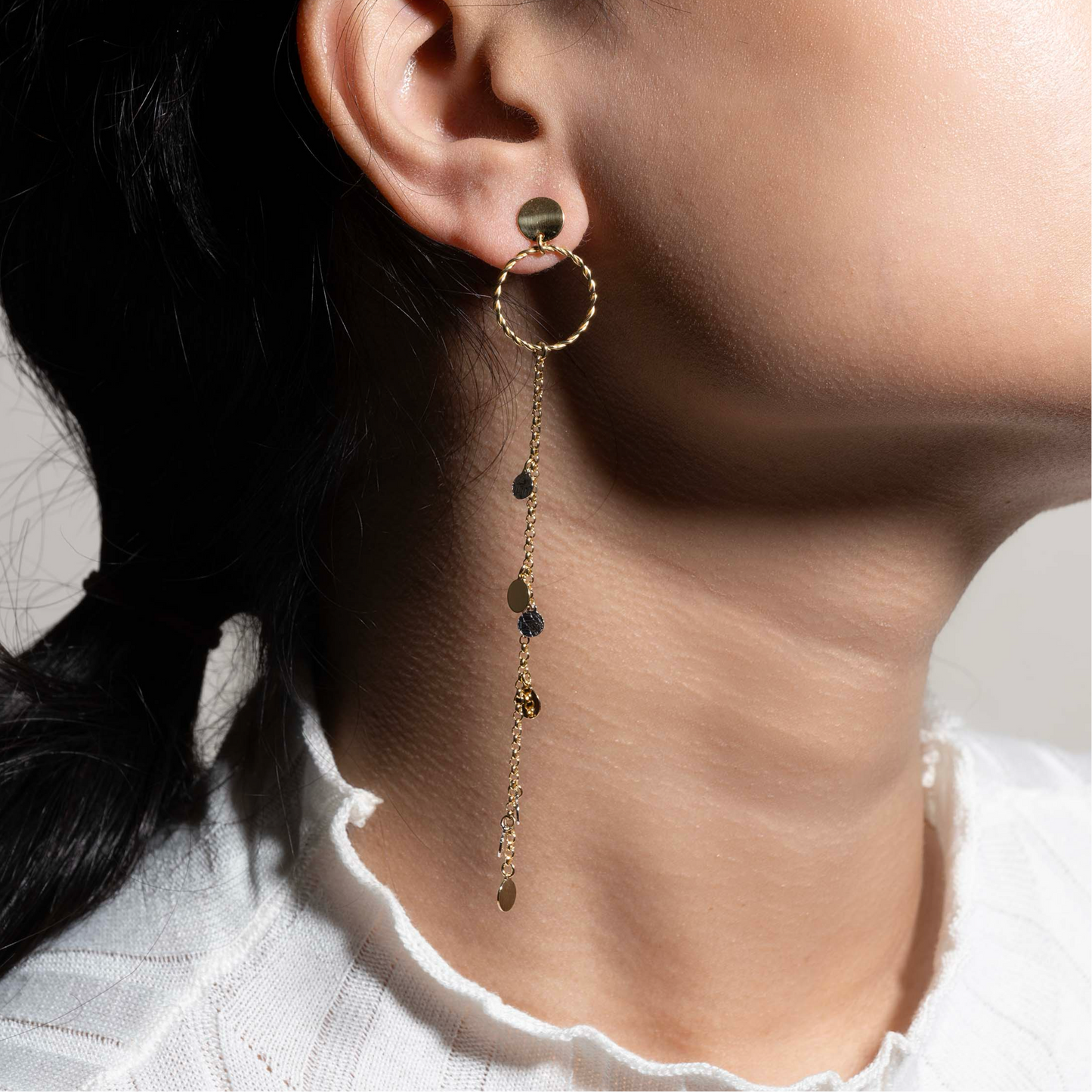 sterling silver aesthetic earrings|925 silver earrings|gift for her