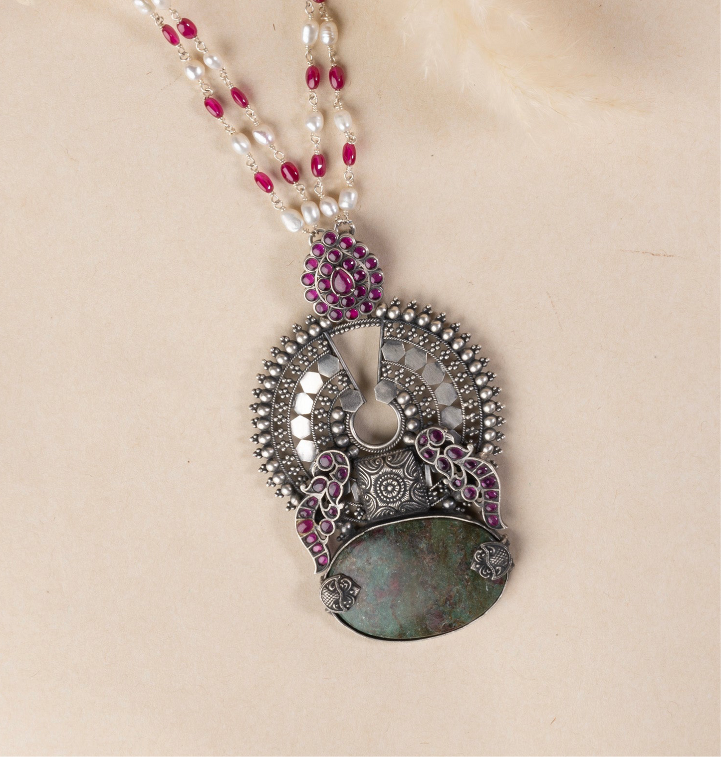 Statement Silver Necklace