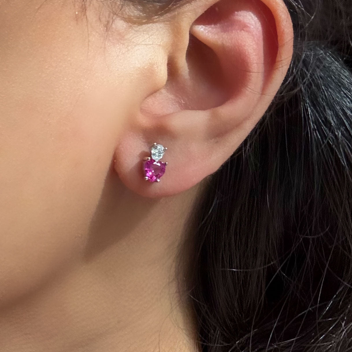 Heart Studs