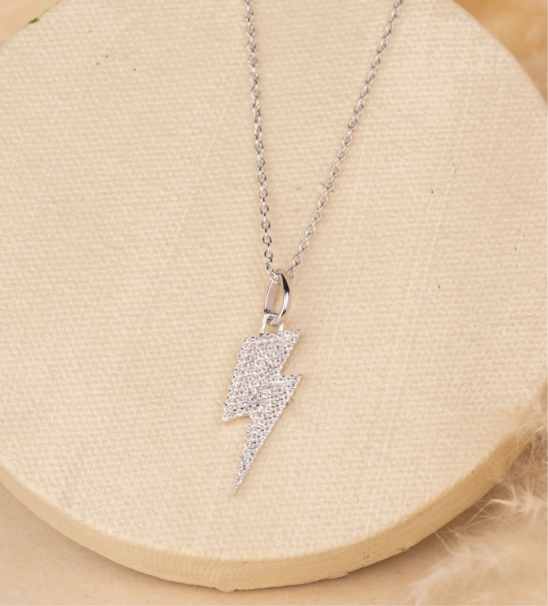 Silver Lightning Necklace