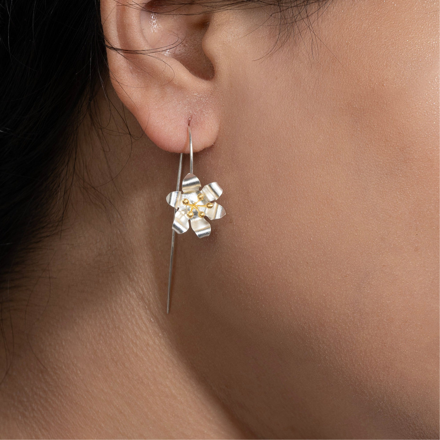 sterling silver aesthetic earrings|925 silver earrings|gift for her