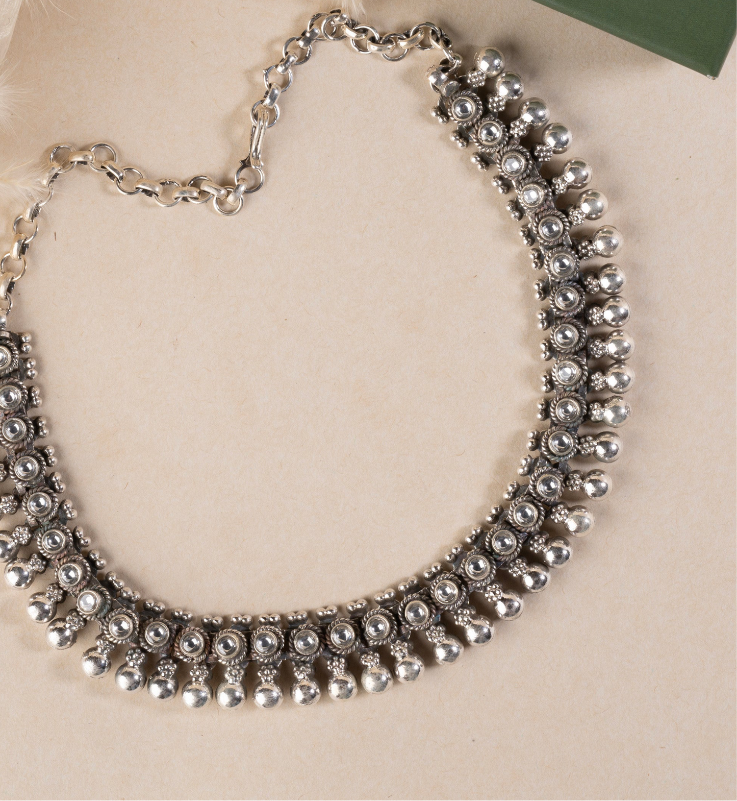 Oxidised Silver Necklace