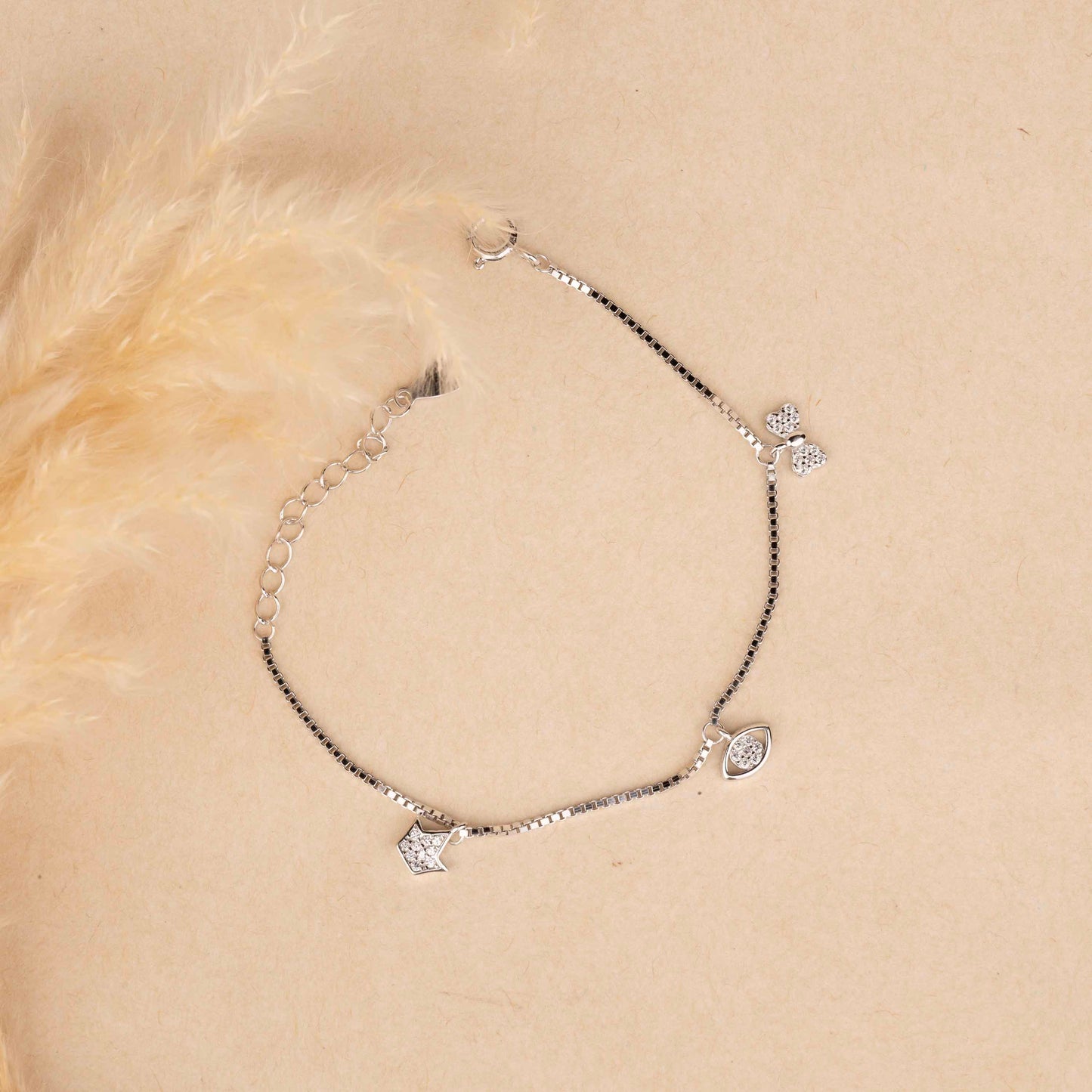 minimalist bracelet
gift for women
lightweight jewellery for women
gift for girlfriend
Sterling silver bracelet
latest bracelet designs for women
latest bracelet designs for girl
Silver Tokri bracelets
CZ bracelets
cz silver bracelet for women