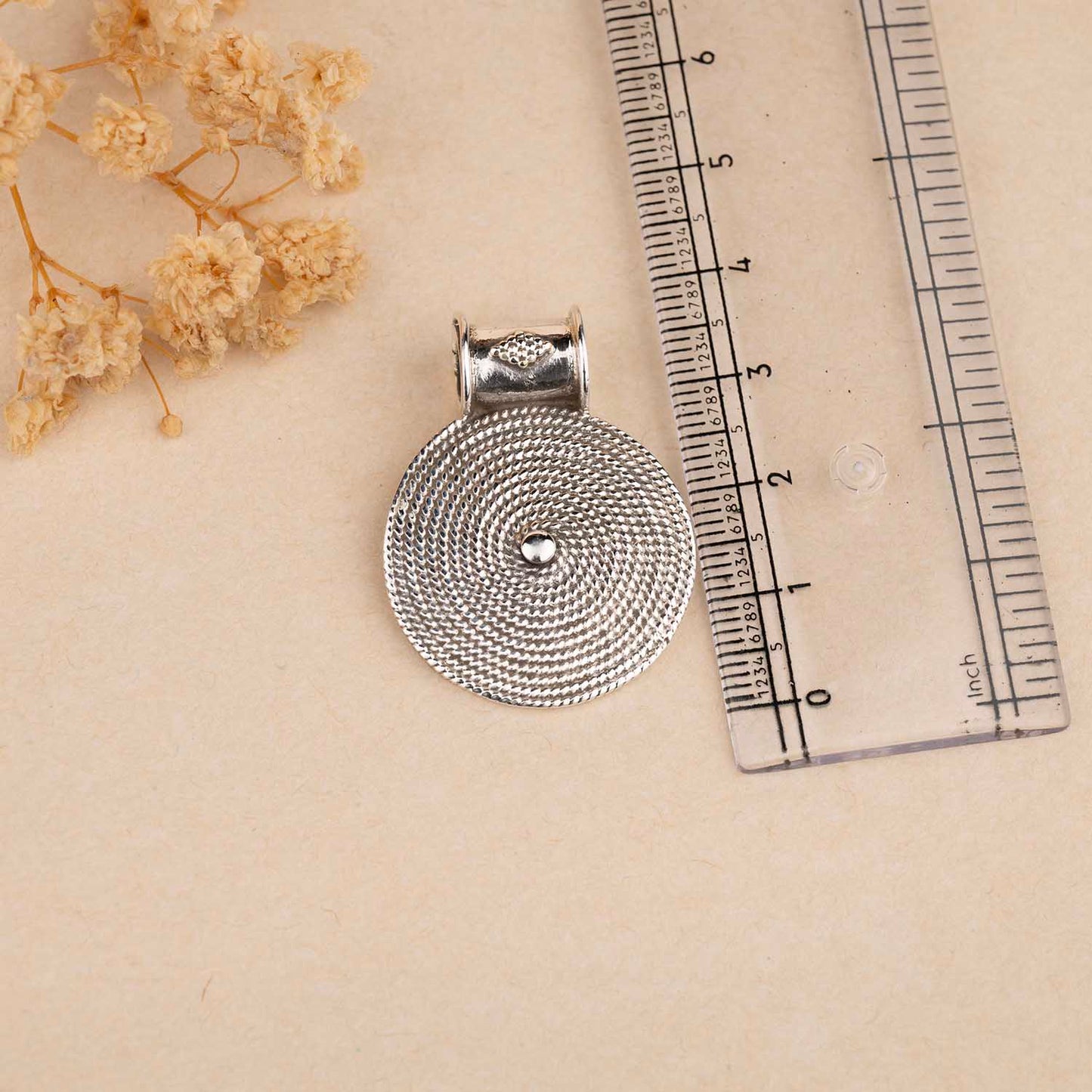 Silver Oxidised Pendant