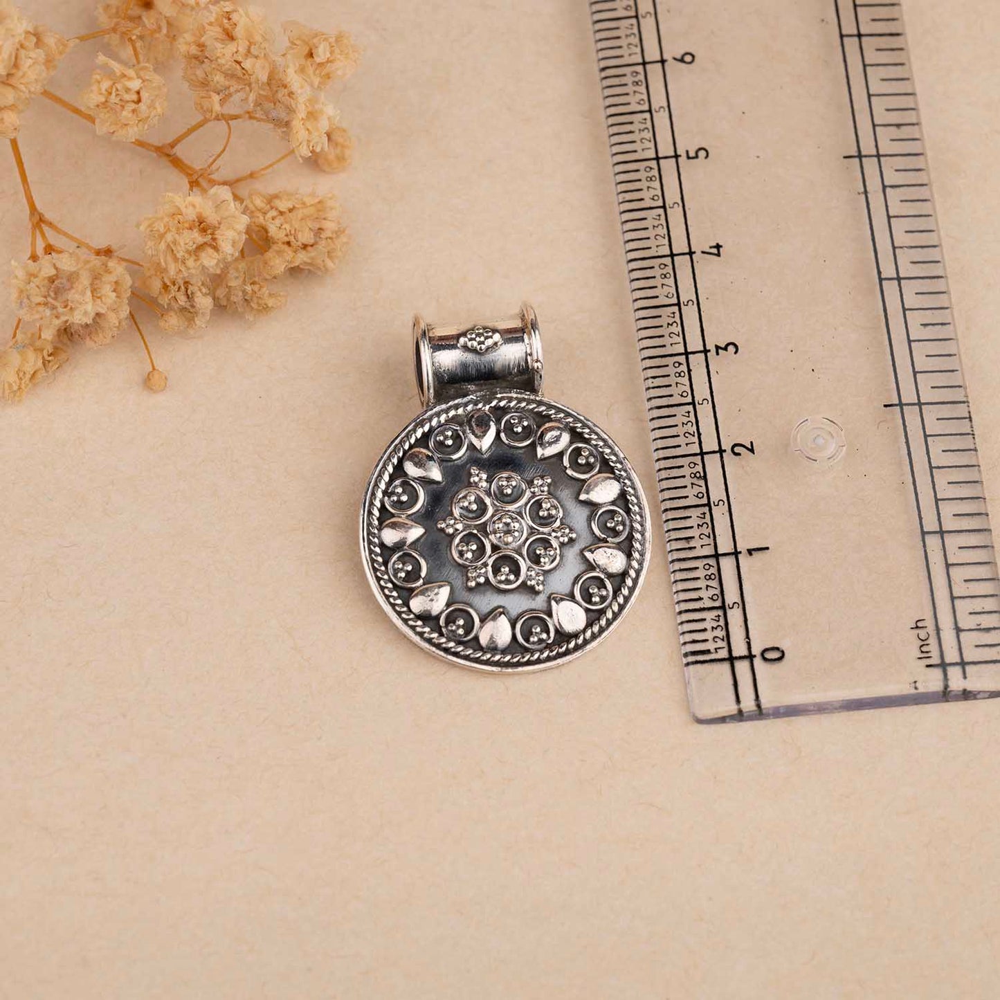 Silver Oxidised Pendant