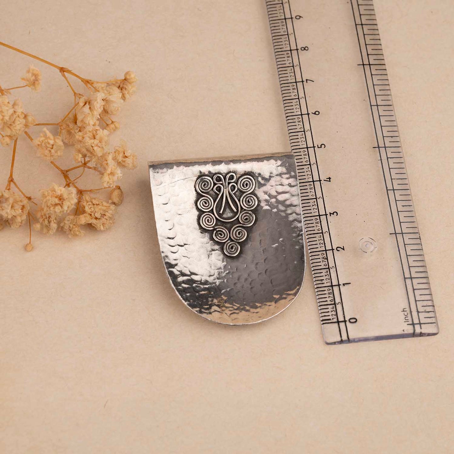 Oxidized Silver Pendant