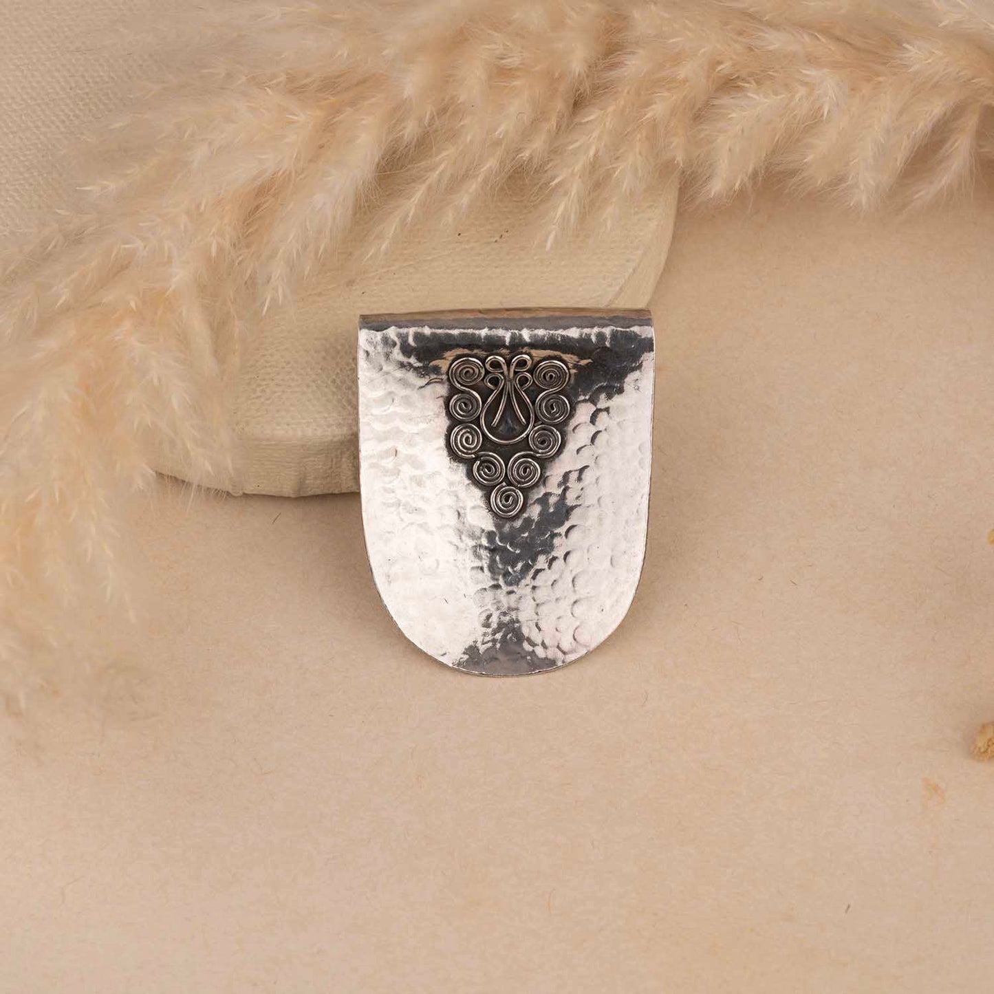 Oxidized Silver Pendant