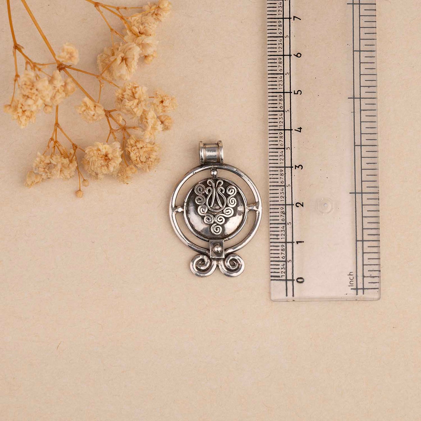 Silver Oxidised Pendant