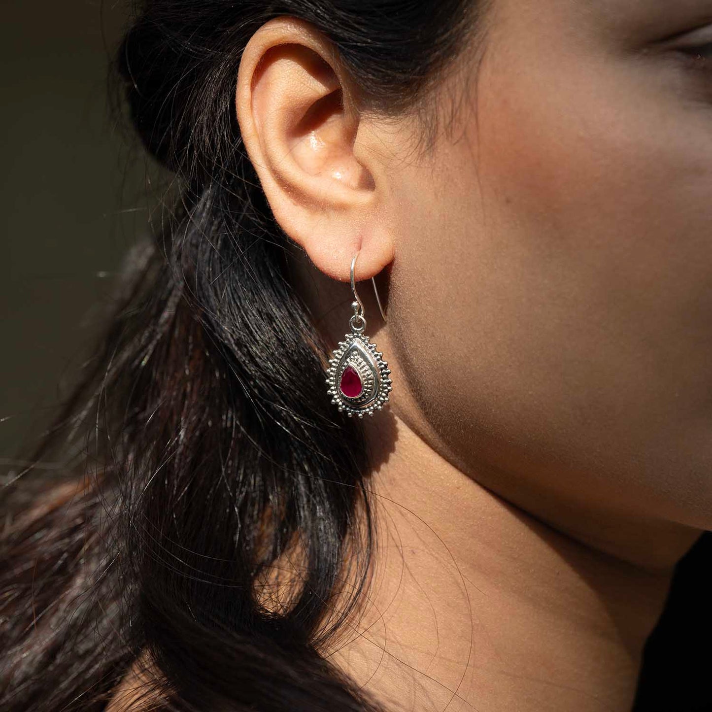 Silver Dangling Earrings