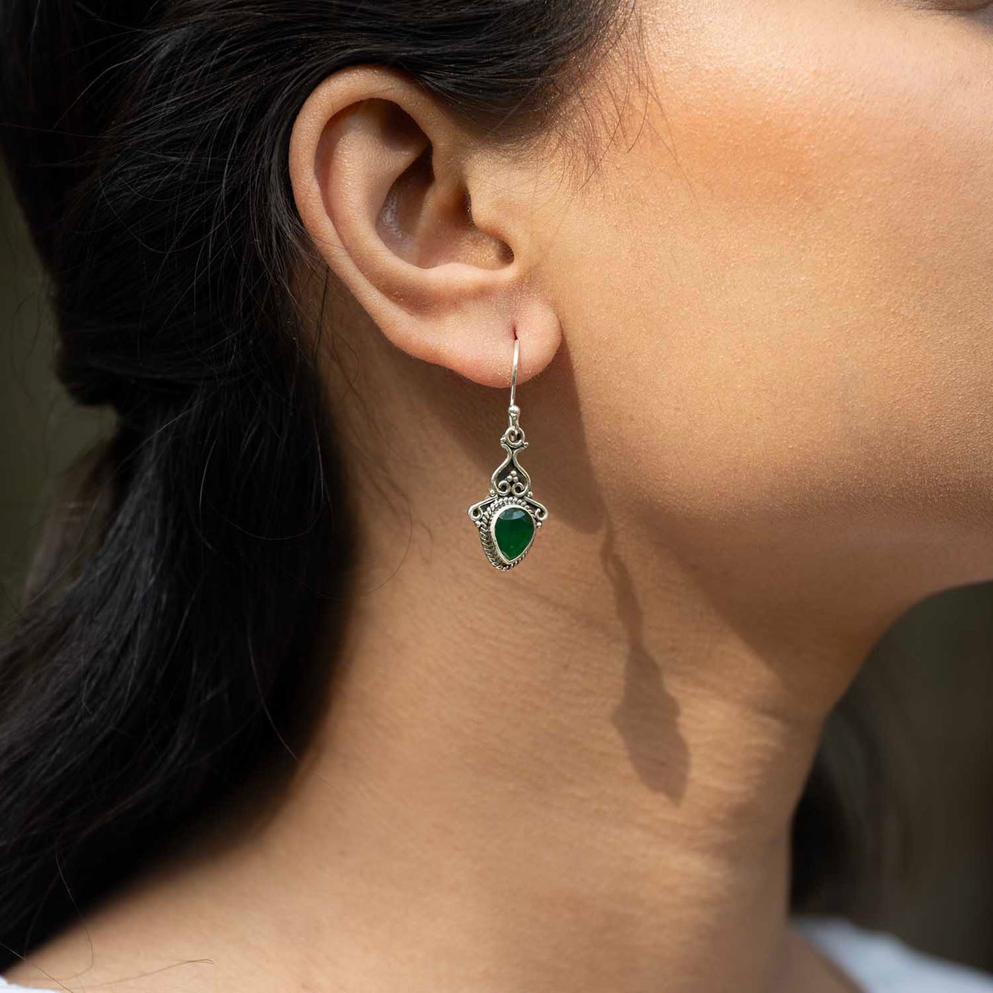 Silver Dangling Earrings