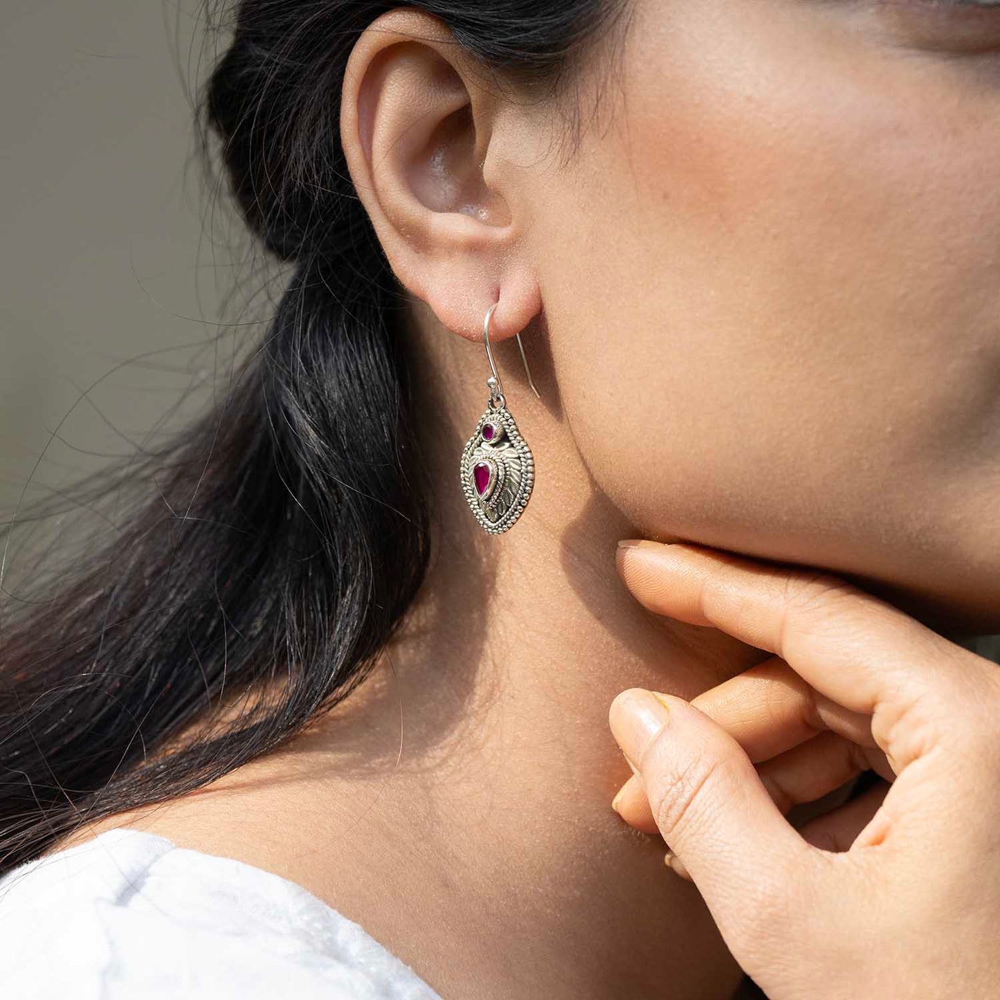 Silver Dangling Earrings