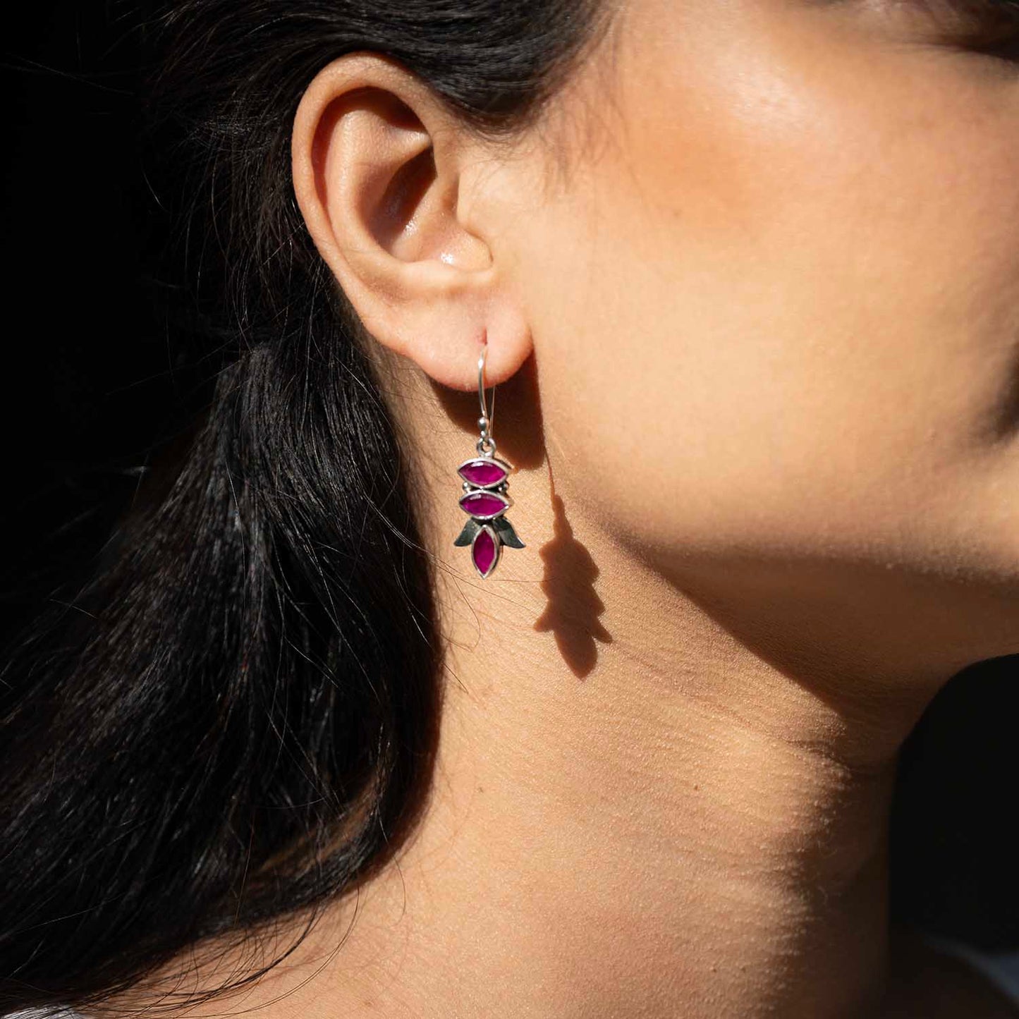 Silver Dangling Earrings