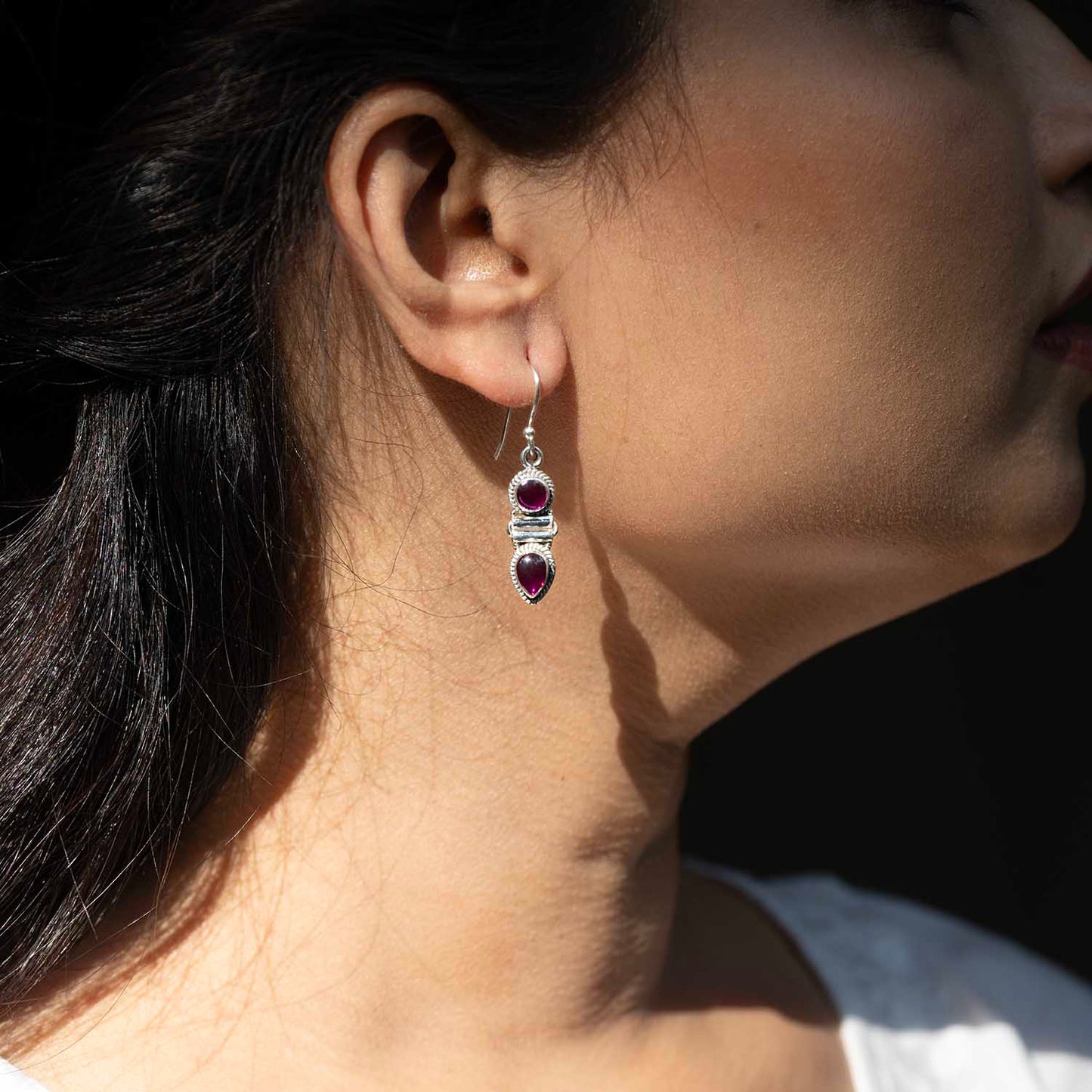 Silver Dangling Earrings