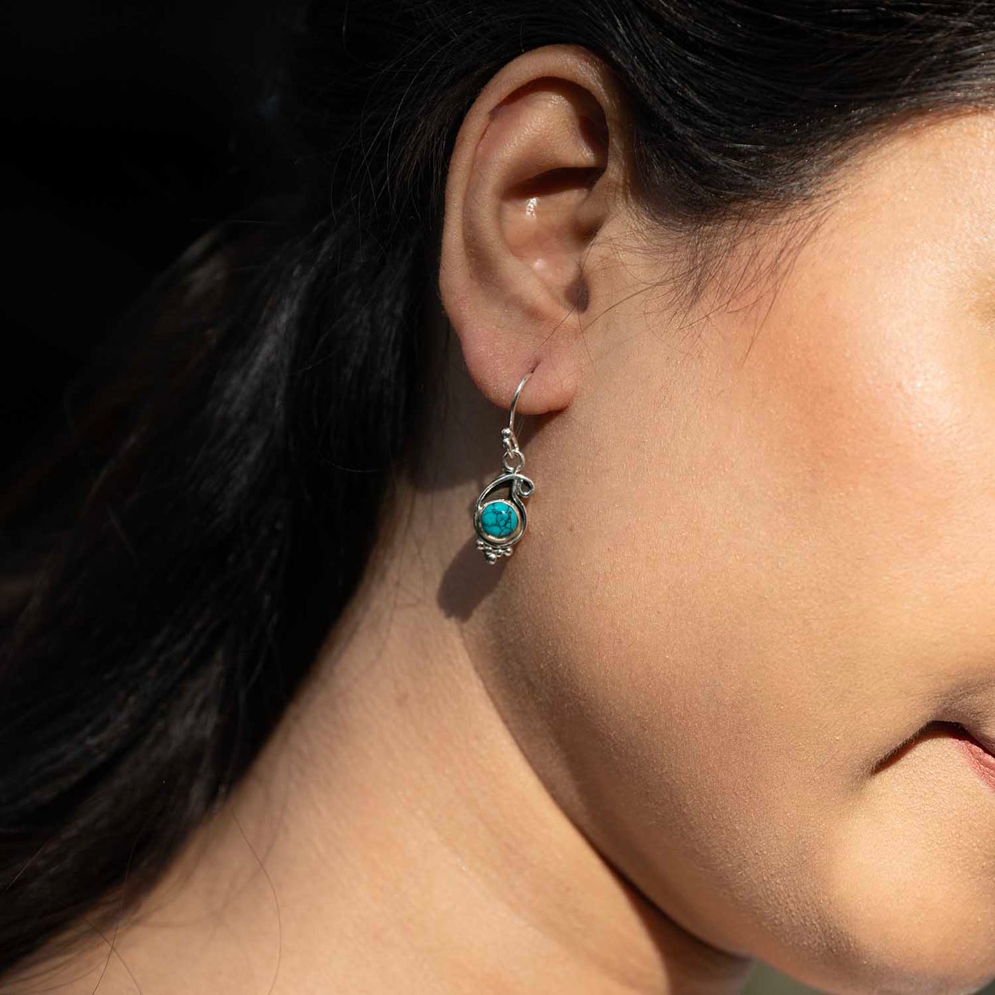 Silver Dangling Earrings