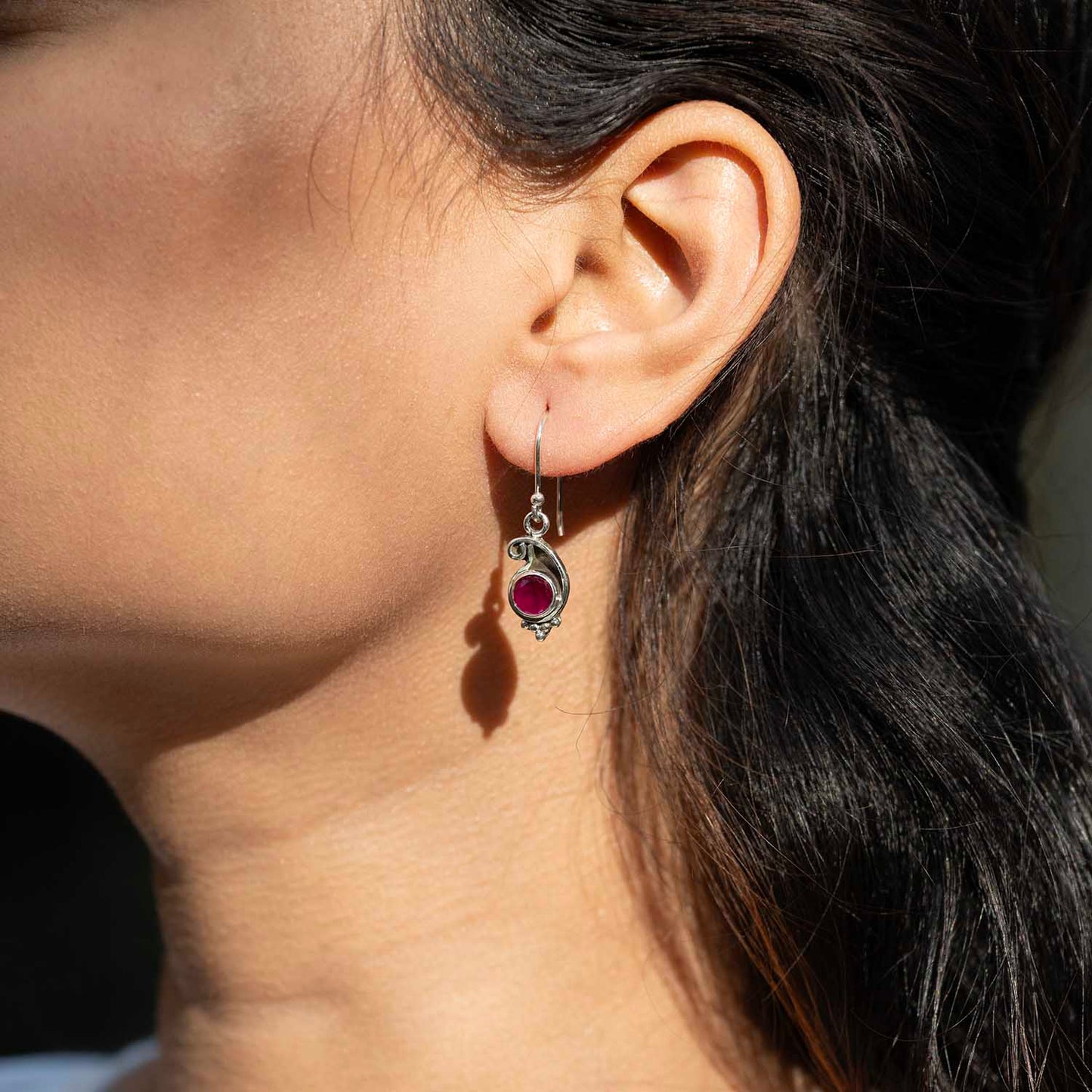 Silver Dangling Earrings