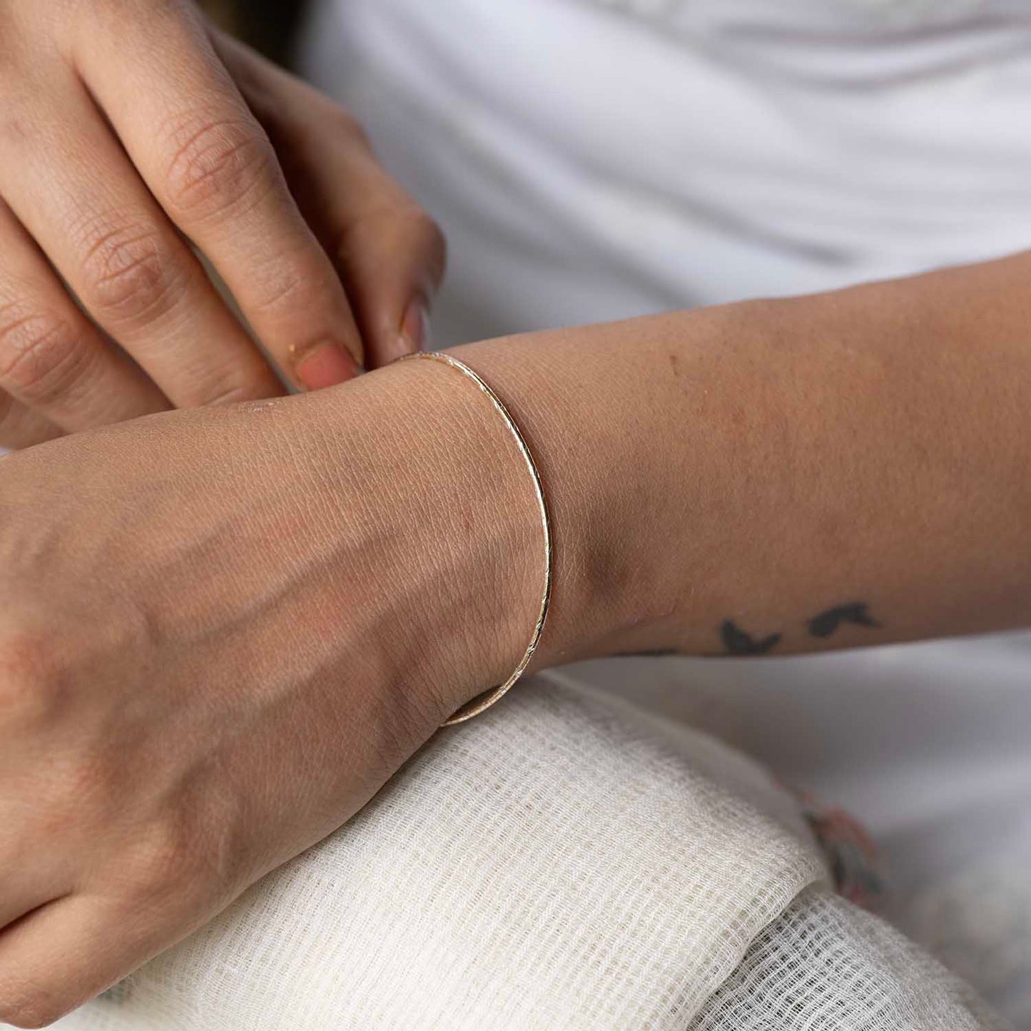 Sleek Gold Bracelet