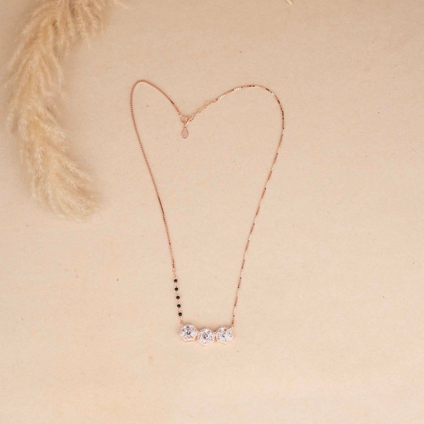 Sparking Silver Mangalsutra