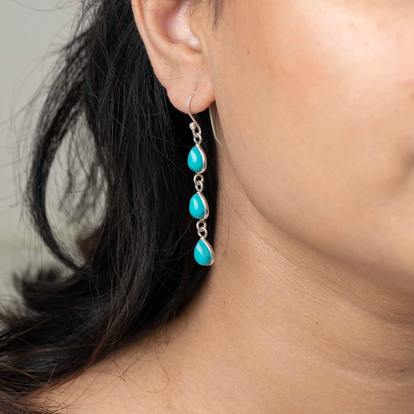 Silver Dangling Earrings