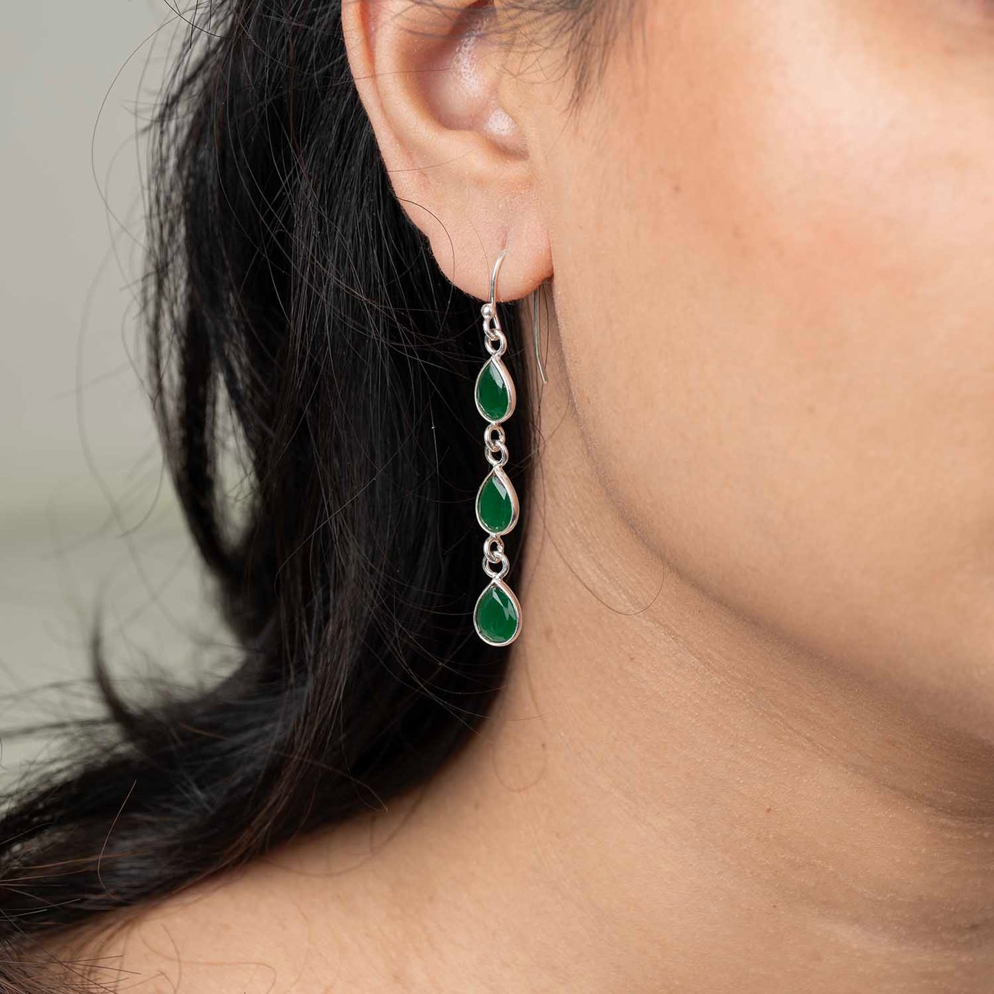 Silver Dangling Earrings