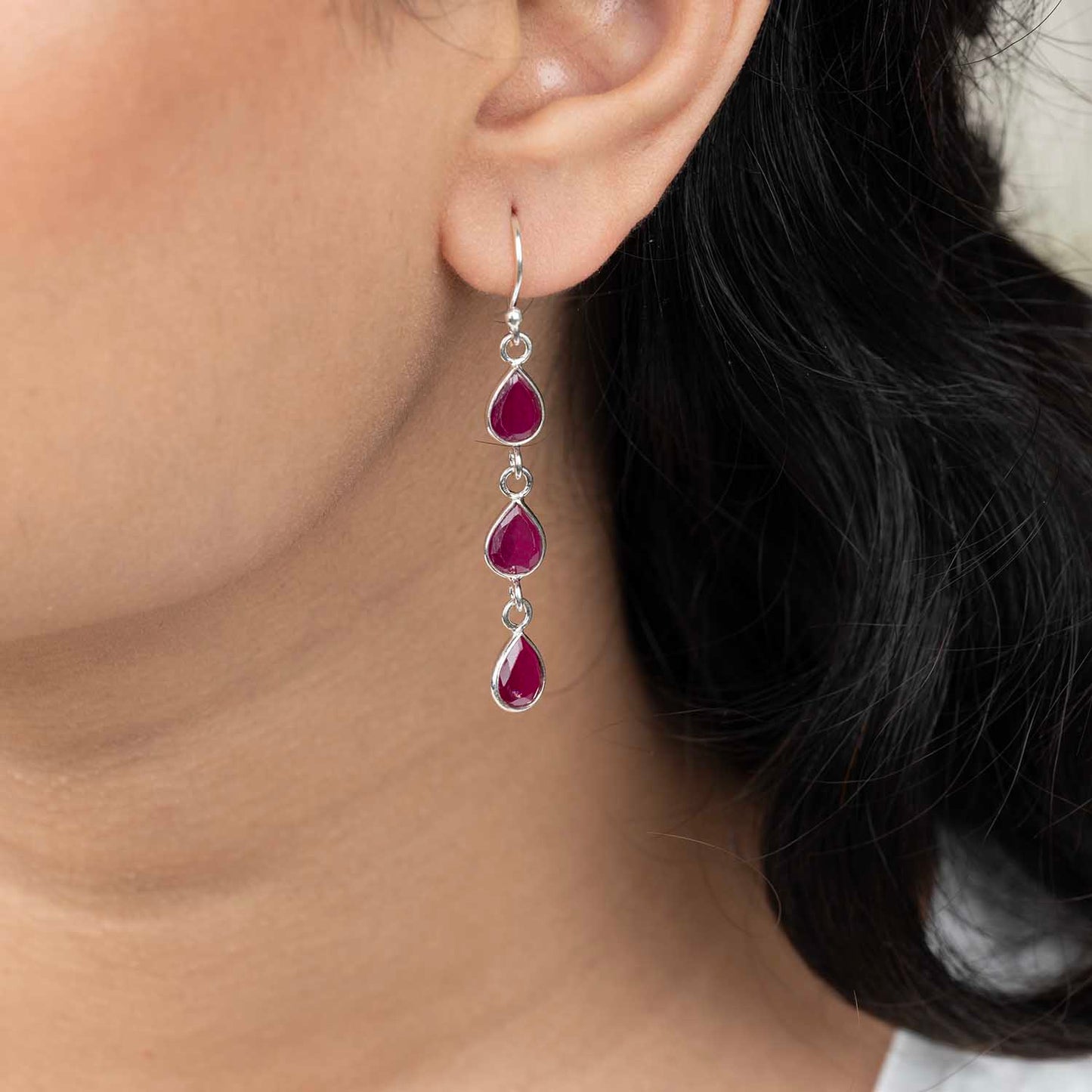 Silver Dangling Earrings