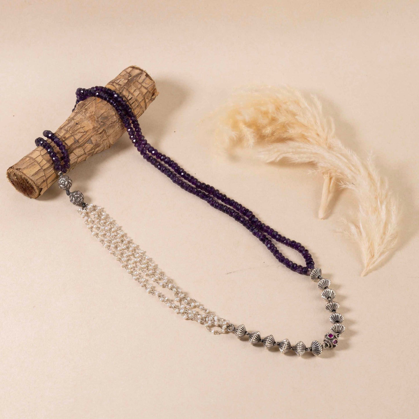 Moonlit Raga Necklace