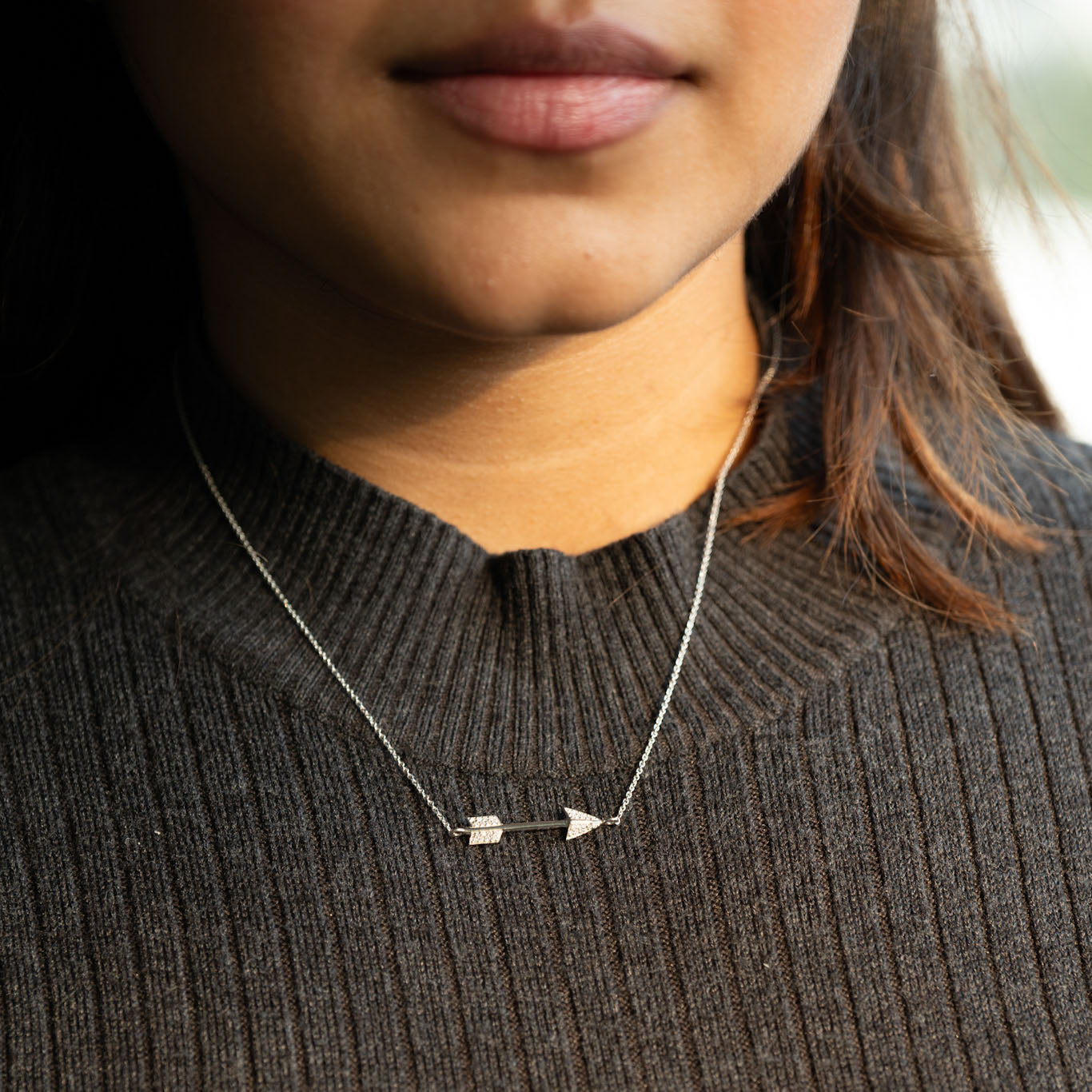 Silver Arrow Necklace