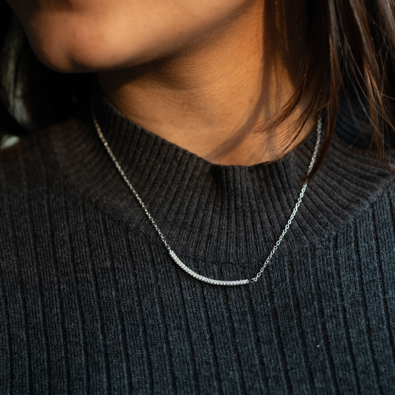 Minimal Silver Neck Chain