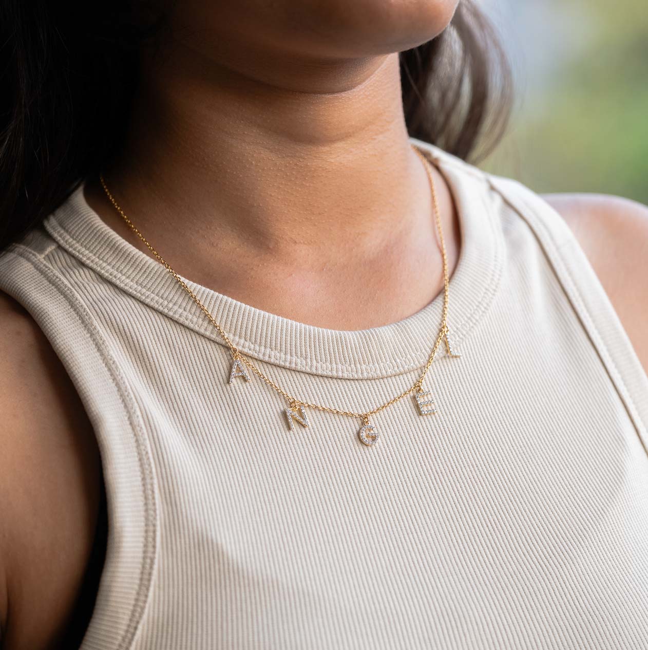 Gold Angel Neck Chain