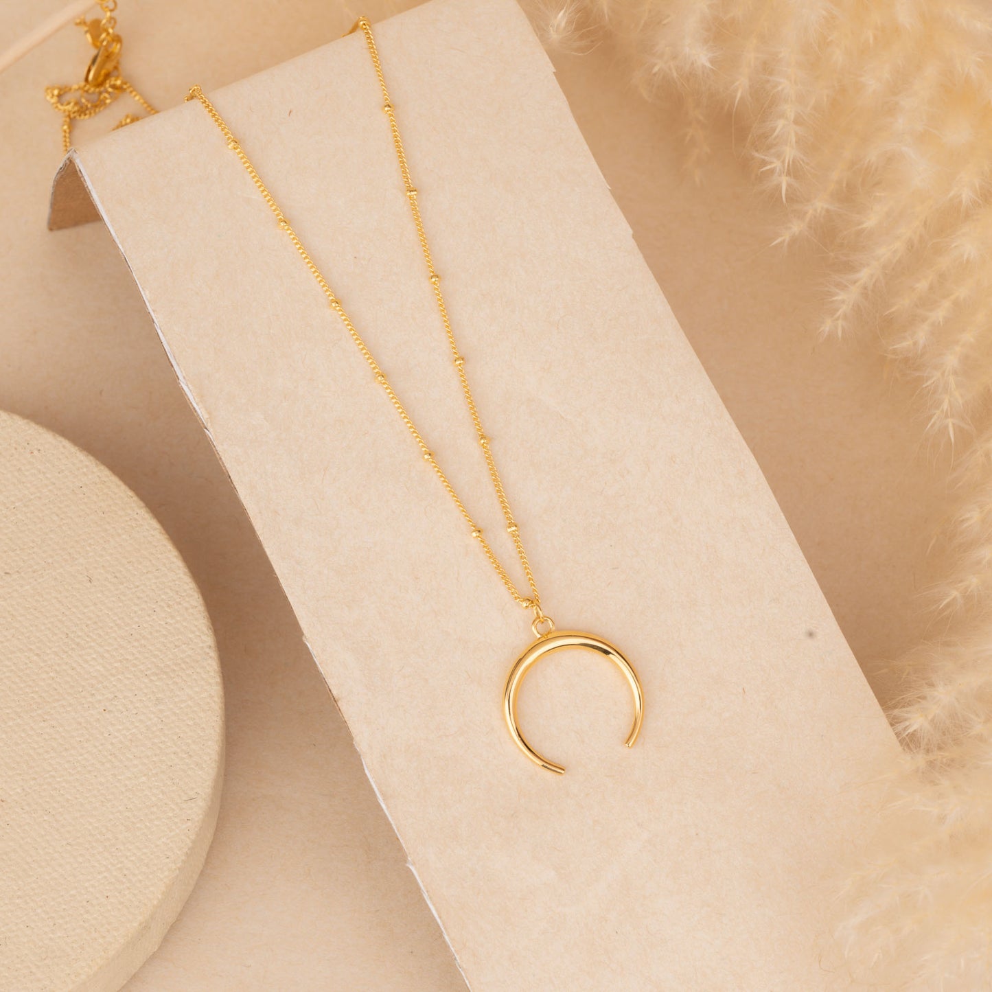 Golden Moon Neck Chain
