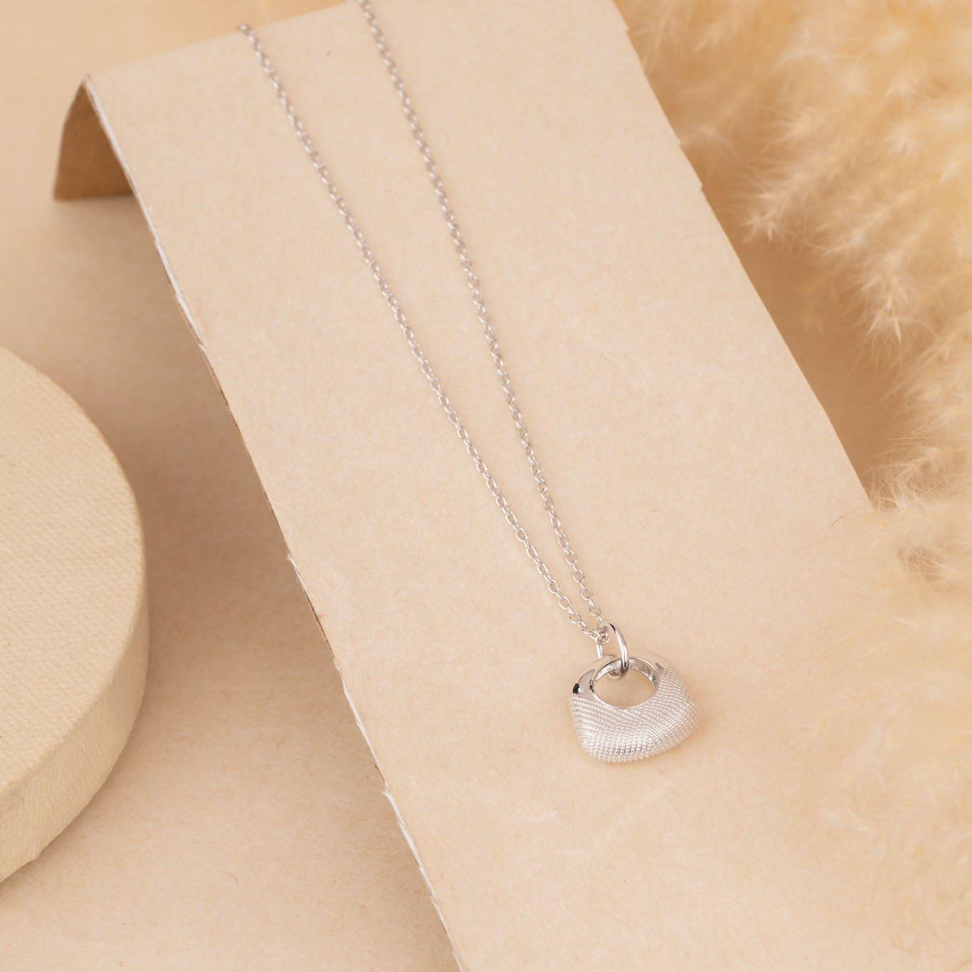 Silver Purse Necklace