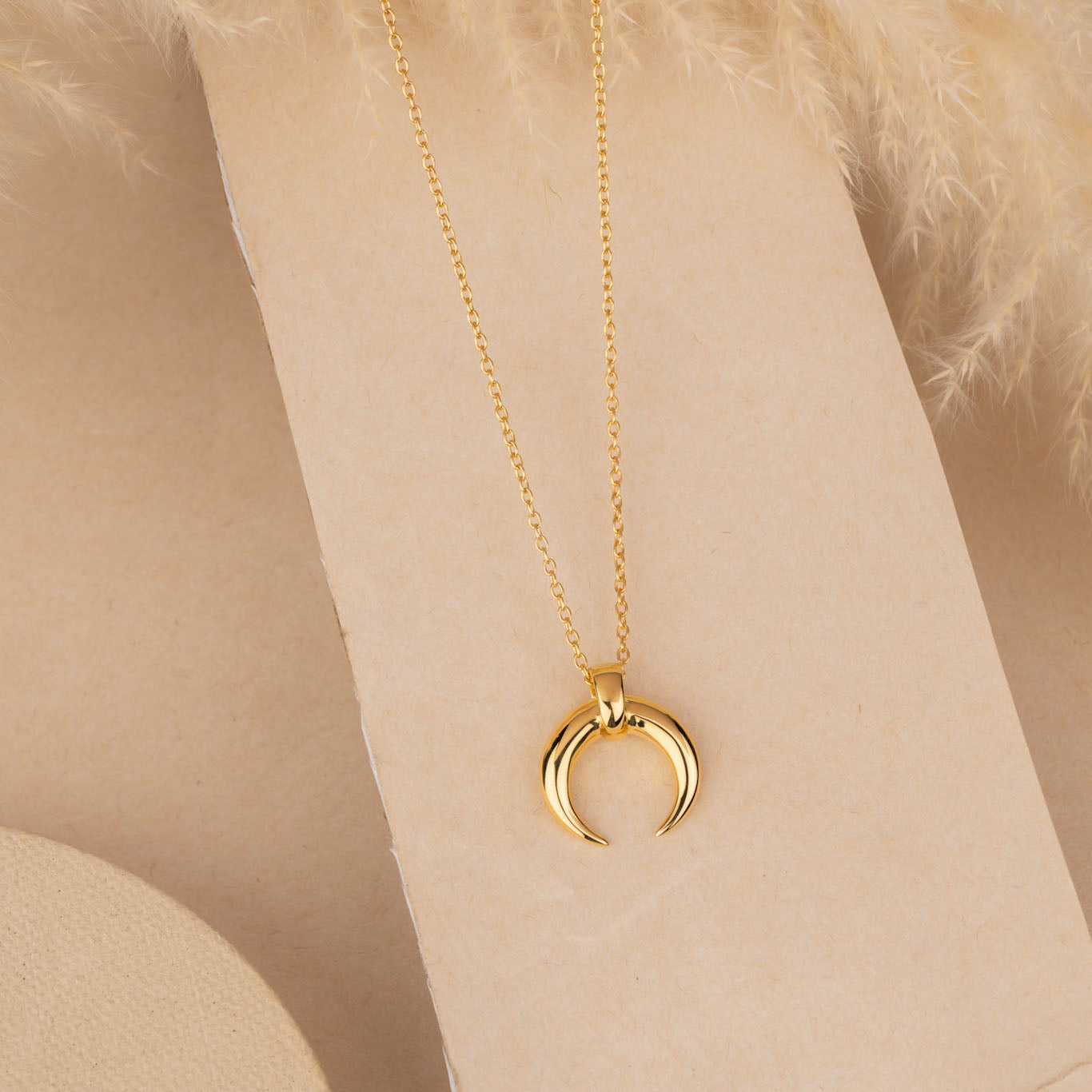 Golden Moon Neck Chain