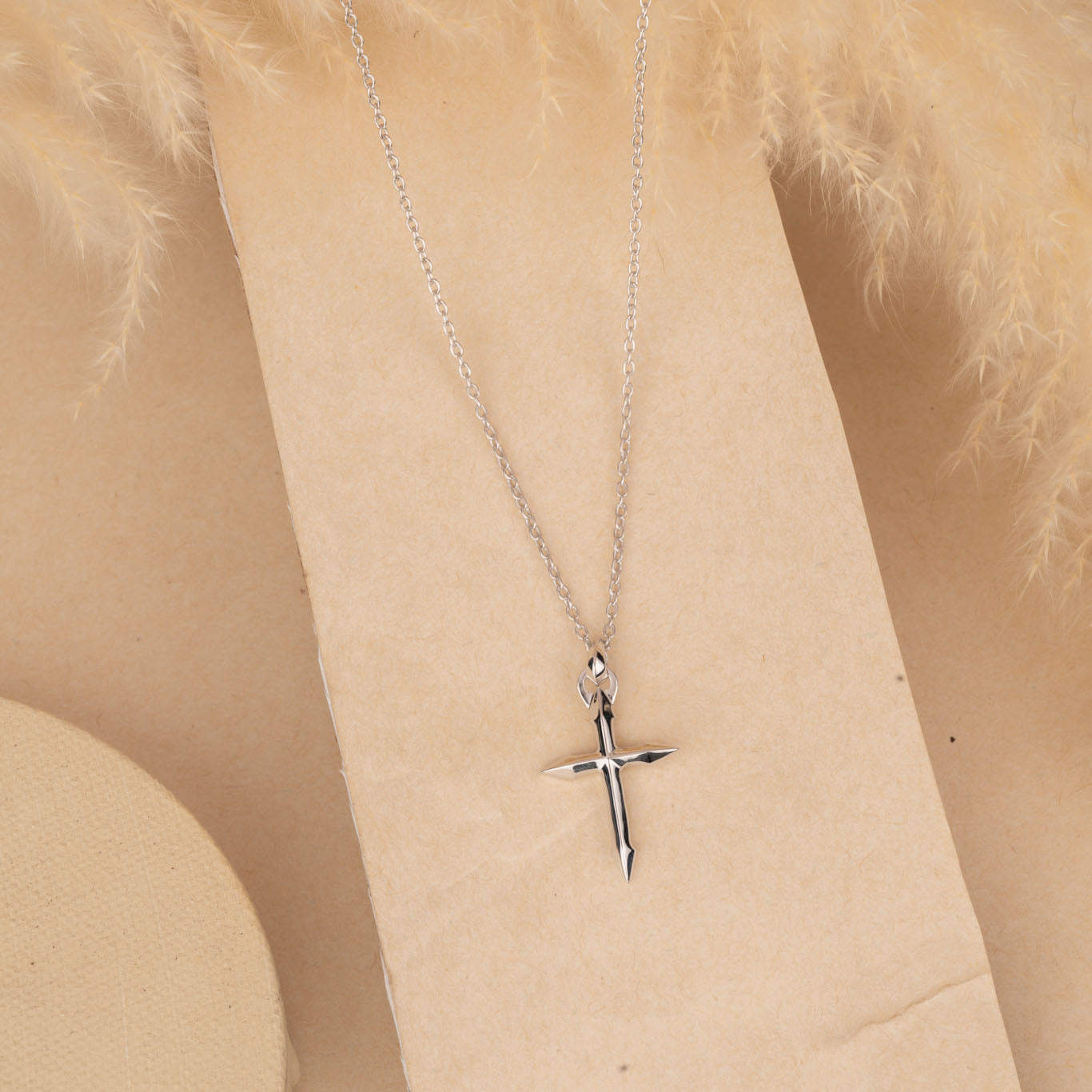 Silver Cross Neck Chain
