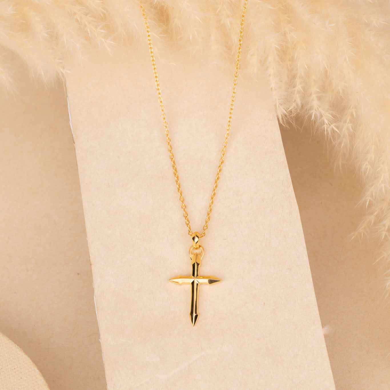Gold Cross Neck Chain