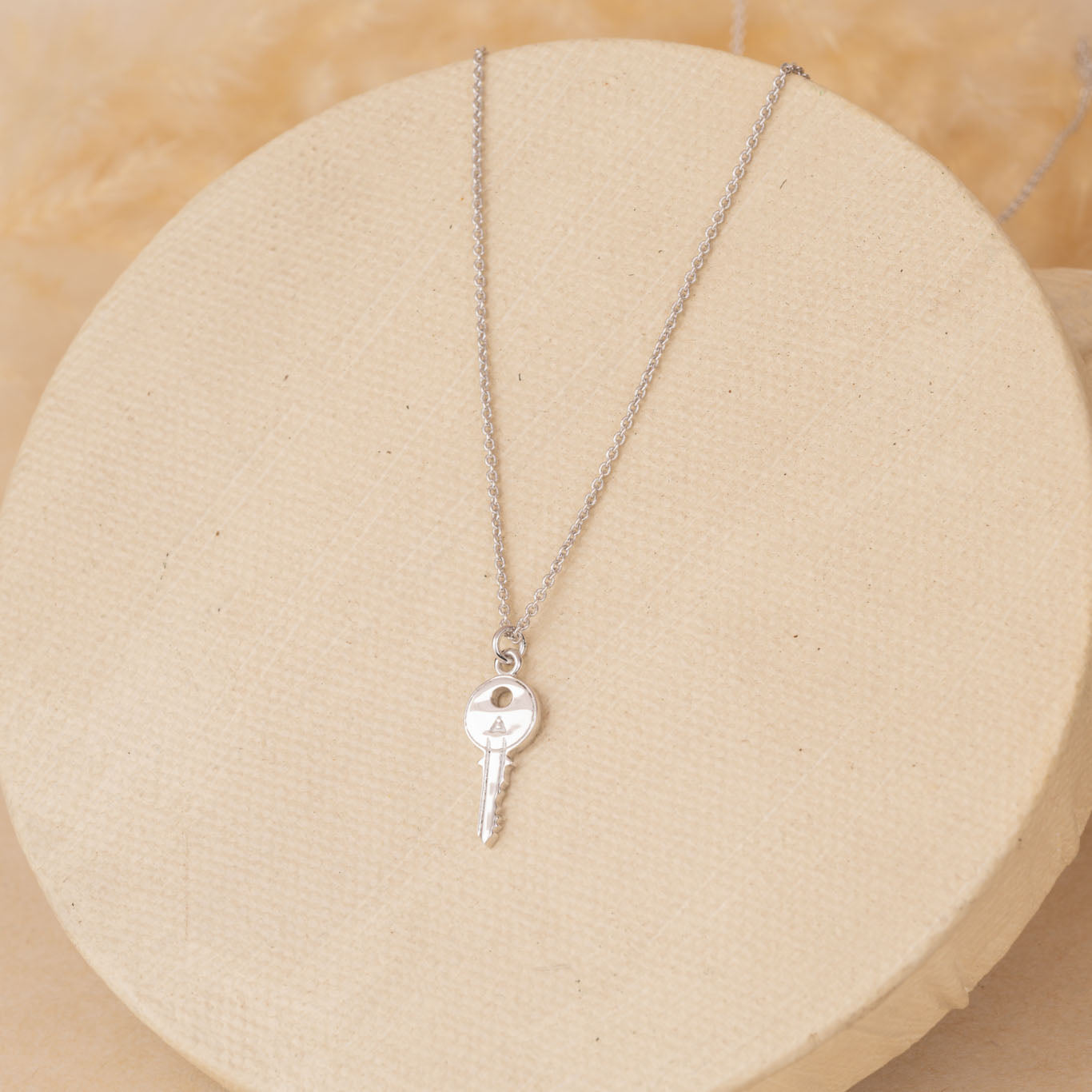 Silver Key Neck Chain